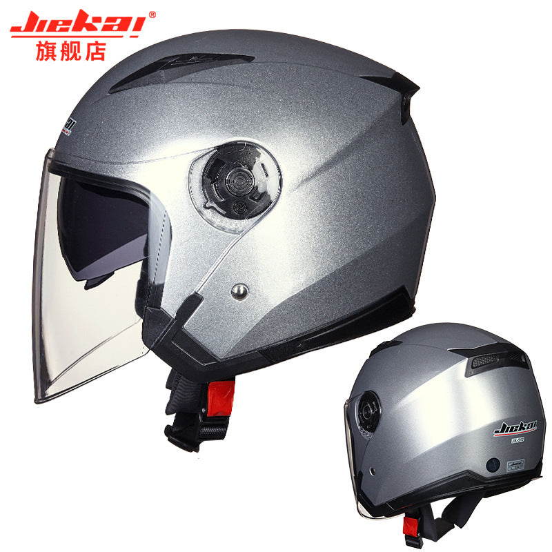 3/4 Open Flip Up Scooter Motorcycle Helmet Full Visor Motorbike Helmet DOT
