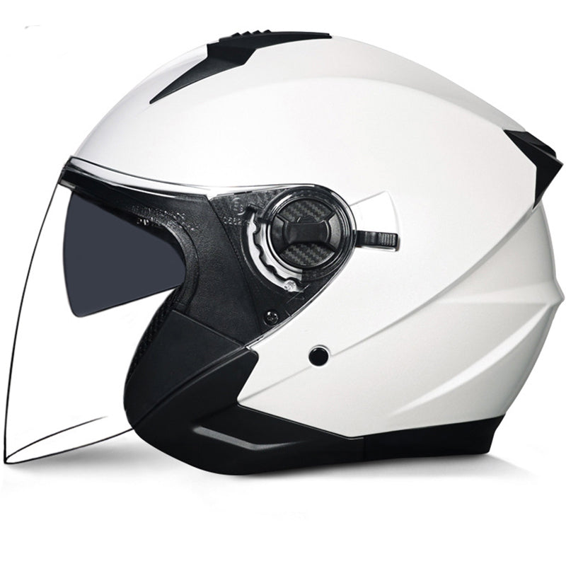 DOT Motorcycle Open Half Face Jet Helmet Motobike 3/4 Scooter Bike Helmets