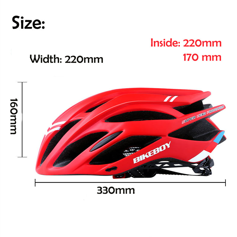 Bikeboy Cycling Helmet Ultralight MTB Road Bike Bicycle EPS Helmet 52-60cm