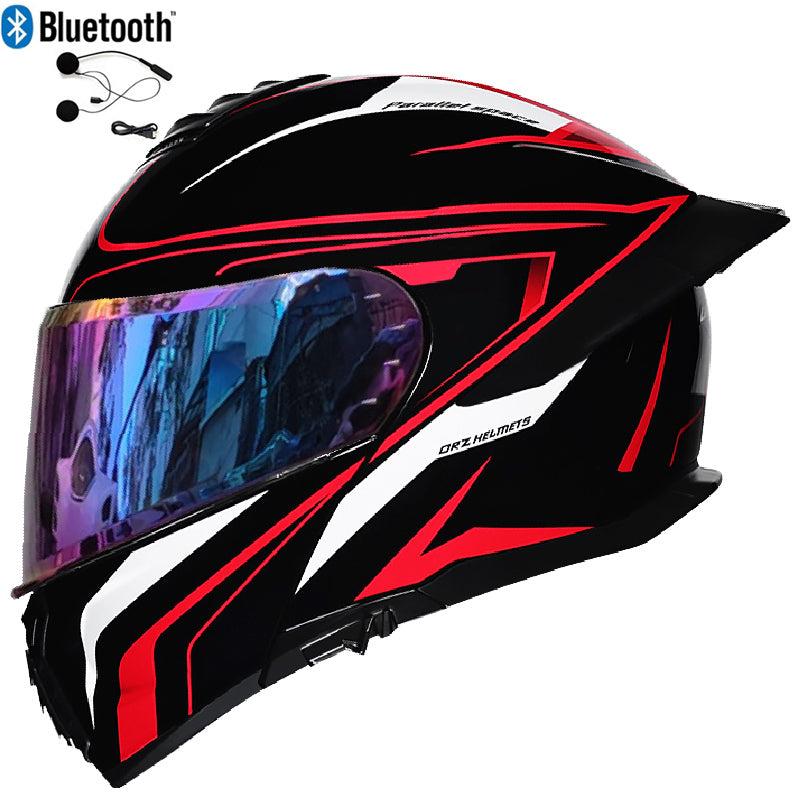 Bluetooth Flip Up Modular Motorcycle helmet Full Face Motorbike Helmet ECE DOT