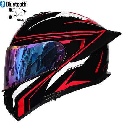 Bluetooth Flip Up Modular Motorcycle helmet Full Face Motorbike Helmet ECE DOT