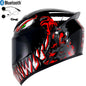 DOT Bluetooth Motorcycle Helmet ATV Off Road Motorbike Crash Full Face Helmets