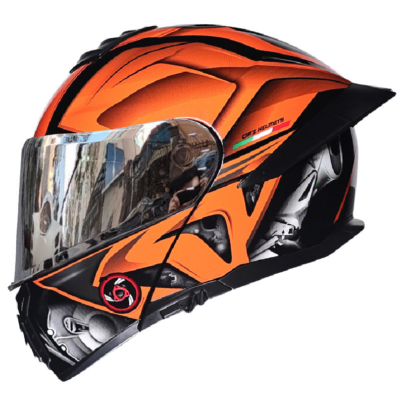 Bluetooth Flip Up Modular Motorcycle helmet Full Face Motorbike Helmet ECE DOT