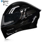 Bluetooth Motorcycle Helmet Full Face Dual Visor Flip Up Modular Helmet DOT