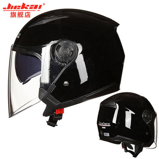 3/4 Open Flip Up Scooter Motorcycle Helmet Full  Visor Motorbike Helmet DOT
