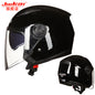 3/4 Open Flip Up Scooter Motorcycle Helmet Full  Visor Motorbike Helmet DOT