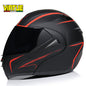 Motorcycle Helmet Modular Racing Flip Up Motorbike Helmet With Inner Sun lens