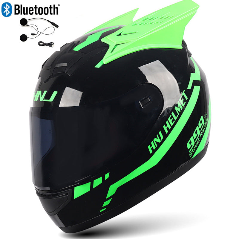 DOT Bluetooth Motorcycle Helmet Full Face Cuiser ATV Crash Motorbike helmets
