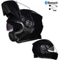Bluetooth Motorcycle Helmet Modular Full Face Dual Visor Flip Up Helmet DOT