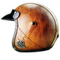 DOT PU leather Motorcycle Helmet Half Face Scooter Motorbike Helmets+Free Gloves