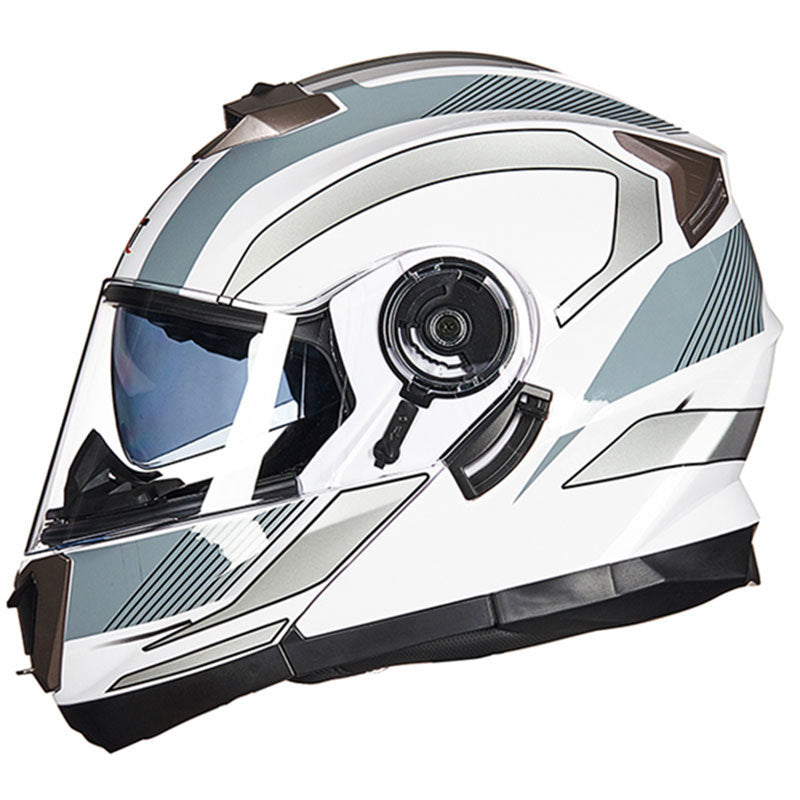 GXT DOT Bluetooth Flip Up Motorcycle Helmets 2 Lens Full Face Motorbike Helmets