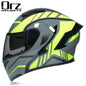 Bluetooth Headset Motorcycle Helmet Full Face Dual Visor Flip Up Helmet Dot