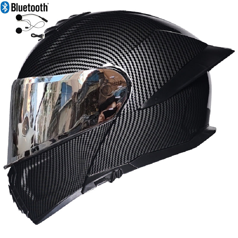 Bluetooth Flip Up Modular Motorcycle helmet Full Face Motorbike Helmet ECE DOT