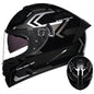 DOT LVS Bluetooth Motorcycle Helmet Dual Len Full Face Off Road Motocross Helmet