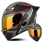 SOMAN DOT BLUETOOTH Flip Up Modular Motorcycle Helmet Dual Lens Full Face Helmet