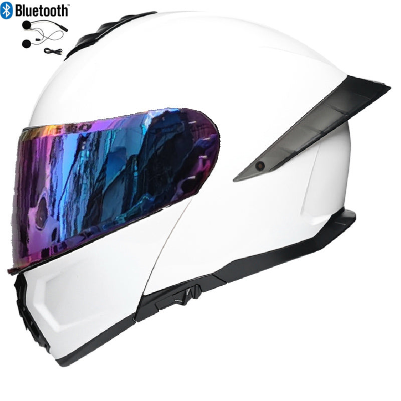 Bluetooth Flip Up Modular Motorcycle helmet Full Face Motorbike Helmet ECE DOT