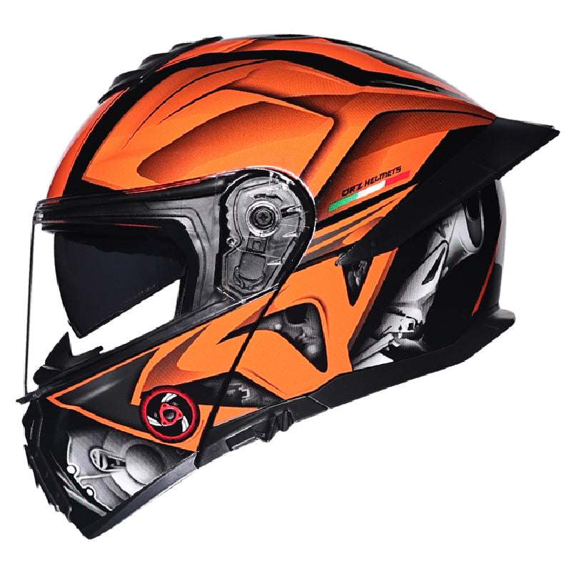 Bluetooth Flip Up Modular Motorcycle helmet Full Face Motorbike Helmet ECE DOT