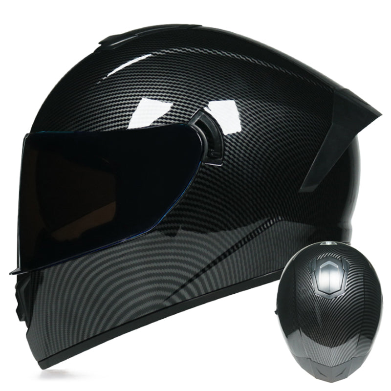 DOT LVS Bluetooth Motorcycle Helmet Dual Len Full Face Off Road Motocross Helmet