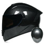 DOT LVS Bluetooth Motorcycle Helmet Dual Len Full Face Off Road Motocross Helmet