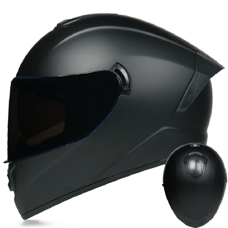 DOT LVS Bluetooth Motorcycle Helmet Dual Len Full Face Off Road Motocross Helmet