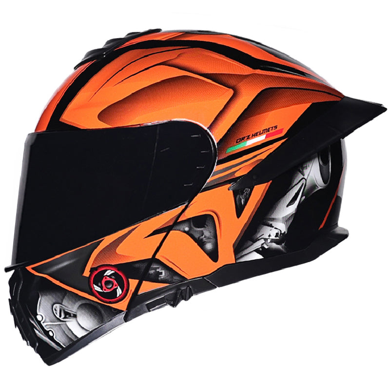 Bluetooth Flip Up Modular Motorcycle helmet Full Face Motorbike Helmet ECE DOT