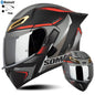 SOMAN DOT BLUETOOTH Flip Up Modular Motorcycle Helmet Dual Lens Full Face Helmet