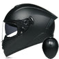 DOT LVS Bluetooth Motorcycle Helmet Dual Len Full Face Off Road Motocross Helmet