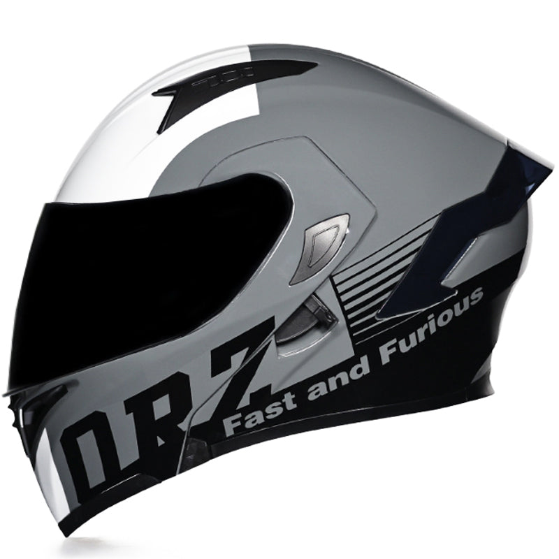 DOC Bluetooth Modular Flip Up Motorcycle Helmet Dual Lens Motorbike Helmet