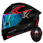 DOT LVS Bluetooth Motorcycle Helmet Dual Len Full Face Off Road Motocross Helmet