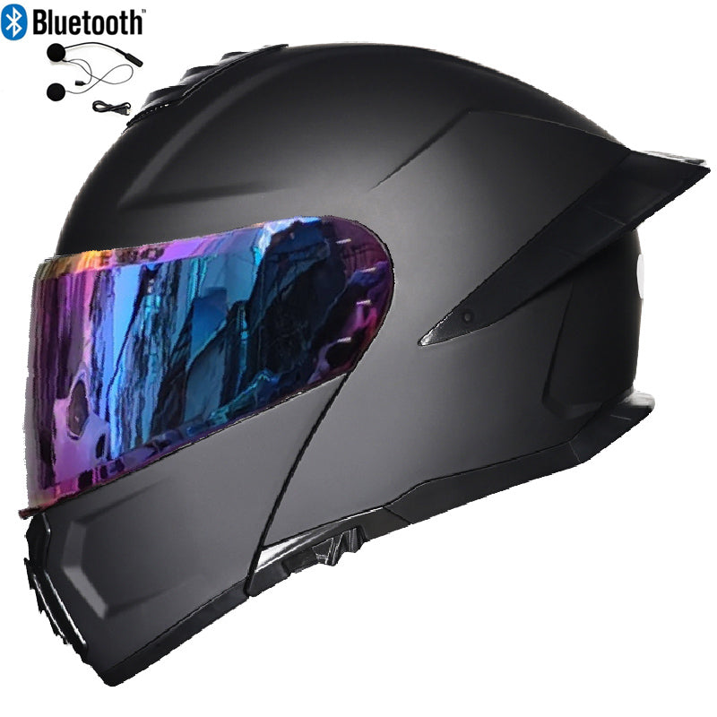 Bluetooth Flip Up Modular Motorcycle helmet Full Face Motorbike Helmet ECE DOT