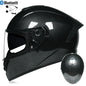 DOT LVS Bluetooth Motorcycle Helmet Dual Len Full Face Off Road Motocross Helmet