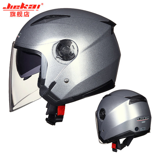 3/4 Open Flip Up Scooter Motorcycle Helmet Full  Visor Motorbike Helmet DOT