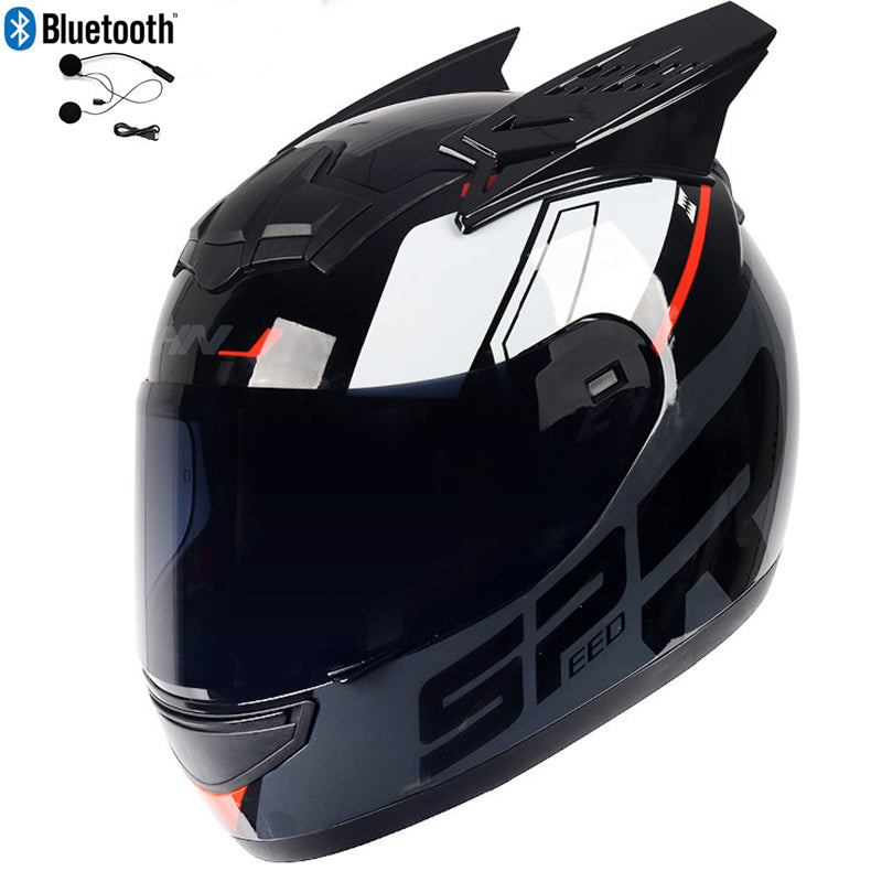 DOT Bluetooth Motorcycle Helmet Full Face Cuiser ATV Crash Motorbike helmets