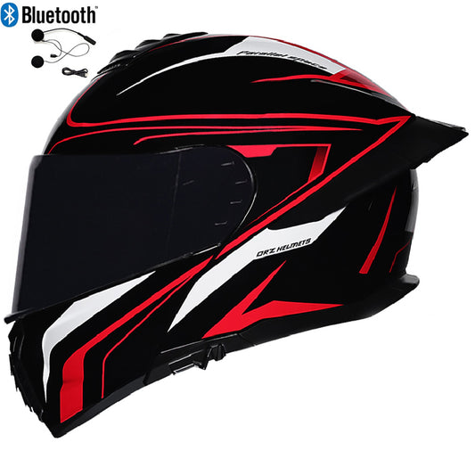 Bluetooth Flip Up Modular Motorcycle helmet Full Face Motorbike Helmet DOT