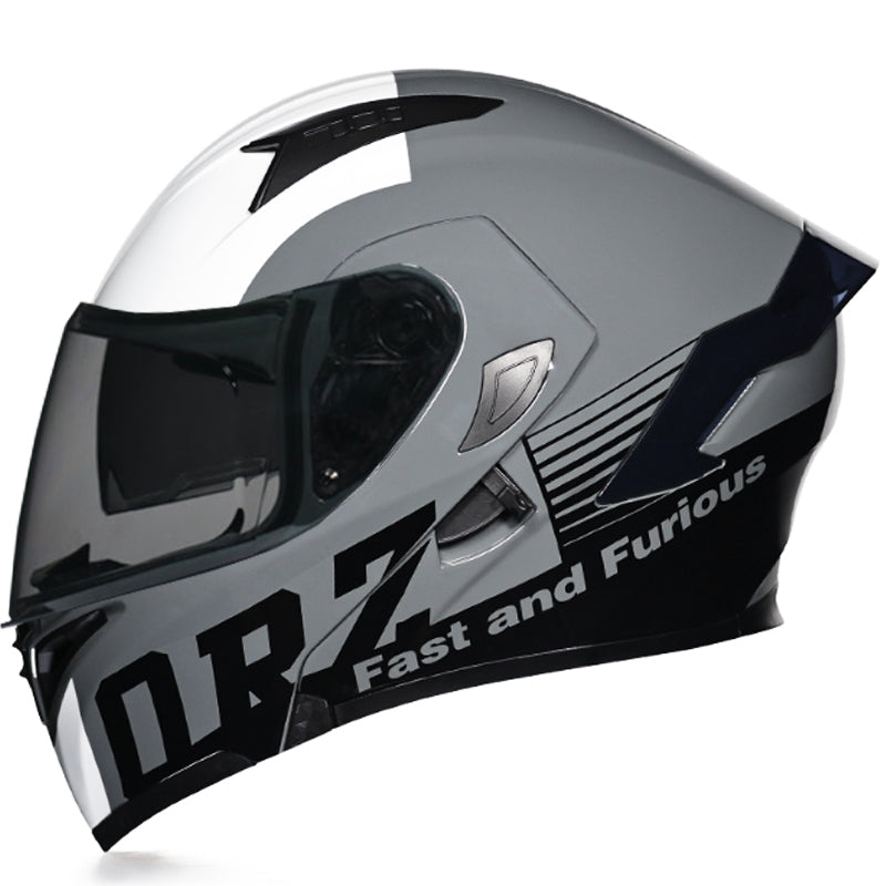 DOC Bluetooth Modular Flip Up Motorcycle Helmet Dual Lens Motorbike Helmet