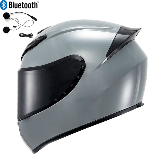 DOT Bluetooth Motorcycle Helmet ATV Off Road Motorbike Crash Full Face Helmets