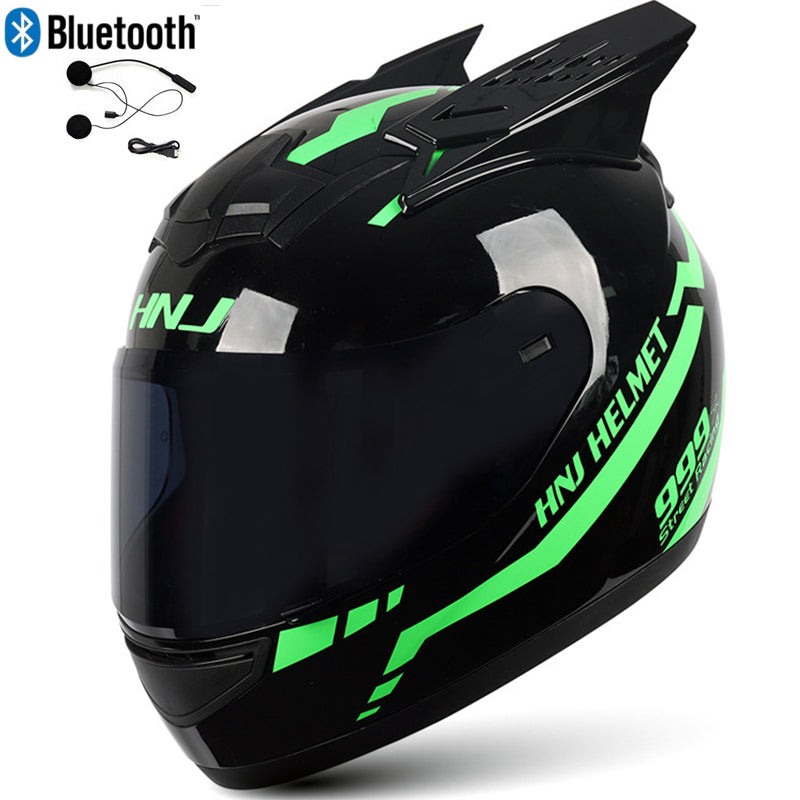 DOT Bluetooth Motorcycle Helmet Full Face Cuiser ATV Crash Motorbike helmets
