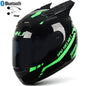 DOT Bluetooth Motorcycle Helmet Full Face Cuiser ATV Crash Motorbike helmets
