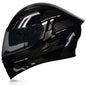 Bluetooth Motorcycle Helmet Full Face Dual Visor Flip Up Modular Helmet DOT