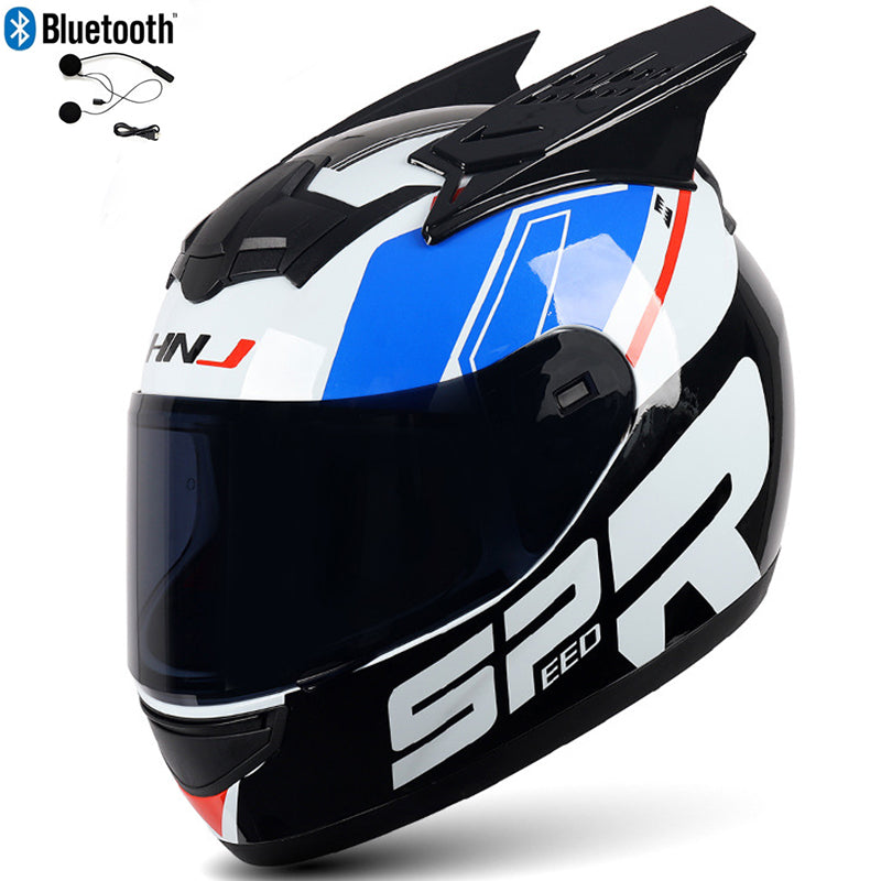 DOT Bluetooth Motorcycle Helmet Full Face Cuiser ATV Crash Motorbike helmets
