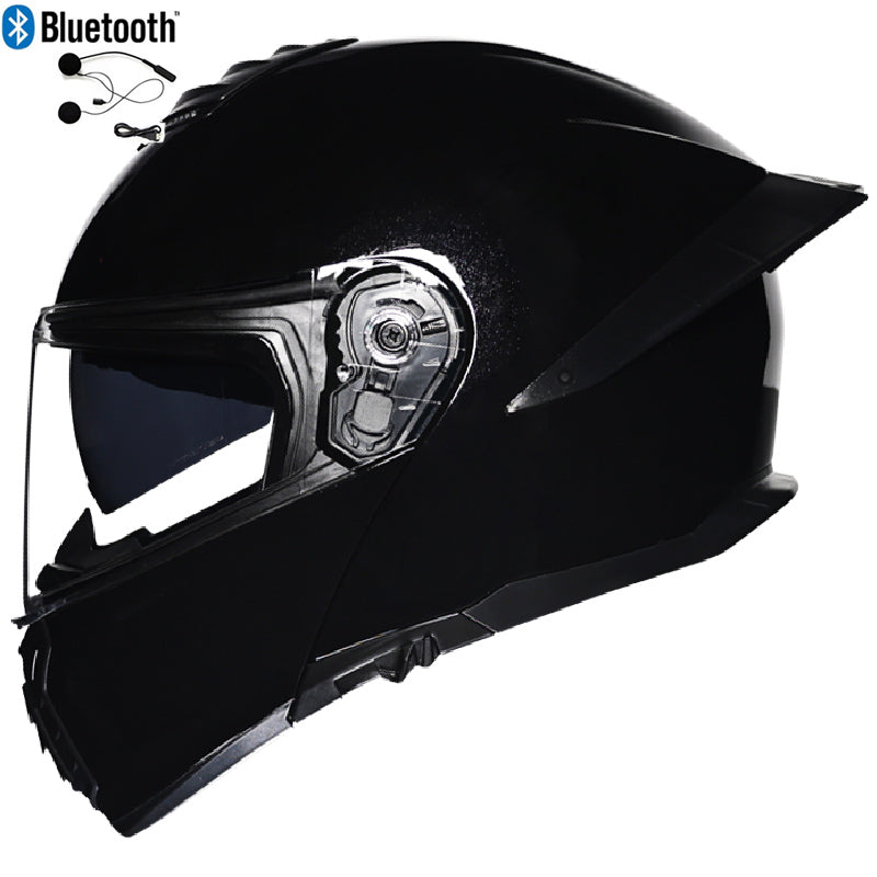 Bluetooth Flip Up Modular Motorcycle helmet Full Face Motorbike Helmet ECE DOT