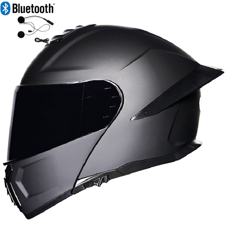 Bluetooth Flip Up Modular Motorcycle helmet Full Face Motorbike Helmet ECE DOT