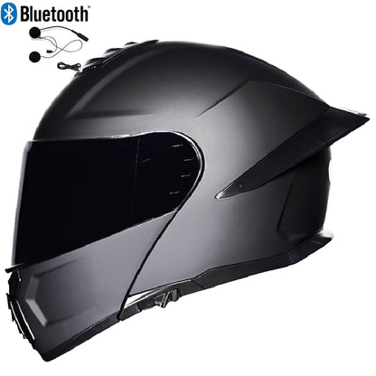 Bluetooth Flip Up Modular Motorcycle helmet Full Face Motorbike Helmet ECE DOT