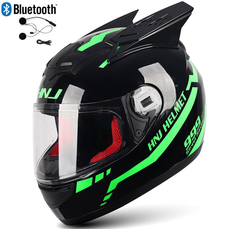 DOT Bluetooth Motorcycle Helmet Full Face Cuiser ATV Crash Motorbike helmets