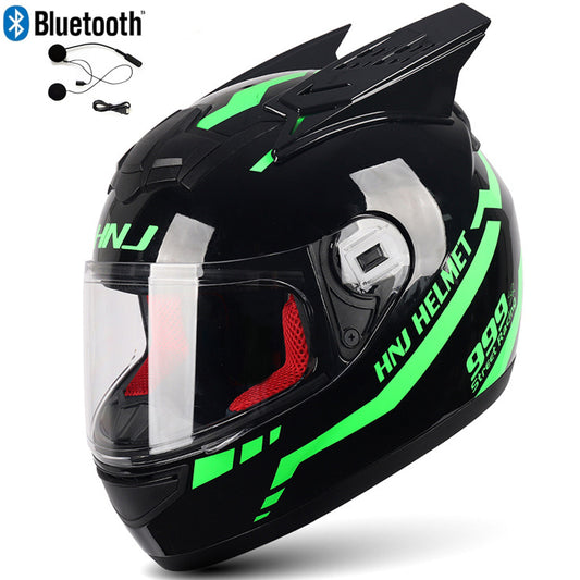 DOT Bluetooth Motorcycle Helmet Full Face Cuiser ATV Crash Motorbike helmets