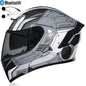 DOC Bluetooth Modular Flip Up Motorcycle Helmet Dual Lens Motorbike Helmet