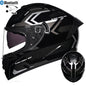 DOT LVS Bluetooth Motorcycle Helmet Dual Len Full Face Off Road Motocross Helmet