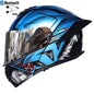 Bluetooth Flip Up Modular Motorcycle helmet Full Face Motorbike Helmet DOT
