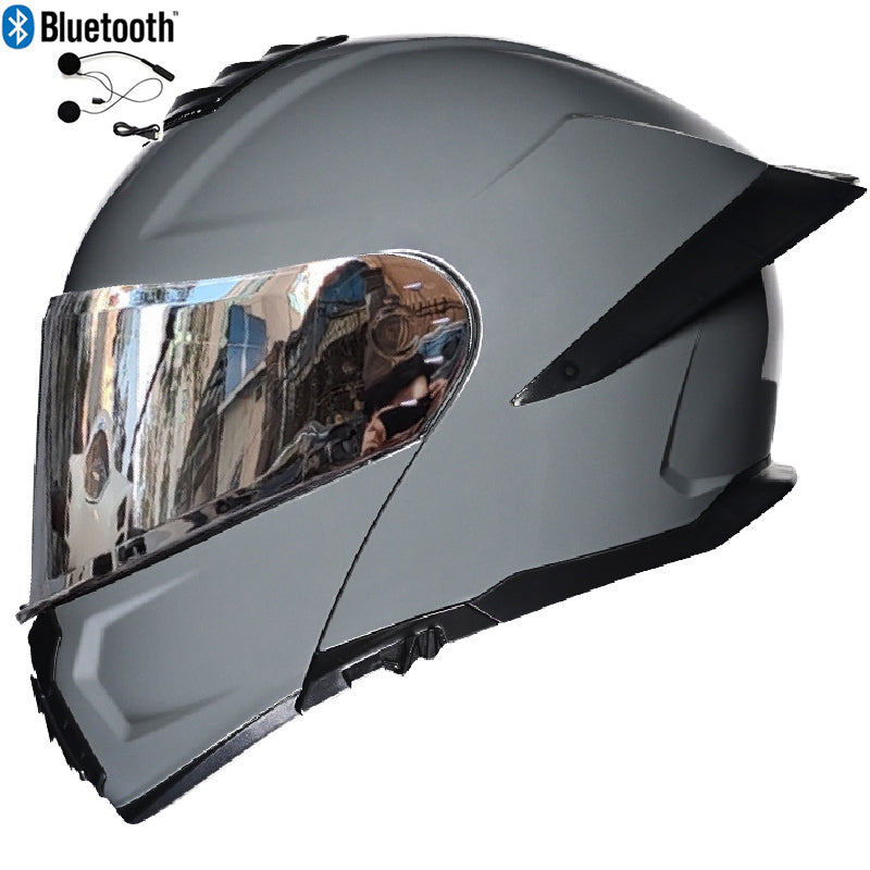 Bluetooth Flip Up Modular Motorcycle helmet Full Face Motorbike Helmet DOT