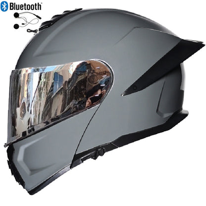 Bluetooth Flip Up Modular Motorcycle helmet Full Face Motorbike Helmet ECE DOT